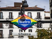 The subway station of Chueca in Madrid, Spain on September 25, 2022. (