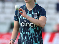 England Women's Freya Kemp during Women's One Day International Series match between England Women against India Women at Lord's Cricket  Gr...