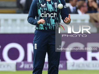 England Women's Charlie Dean during Women's One Day International Series match between England Women against India Women at Lord's Cricket...