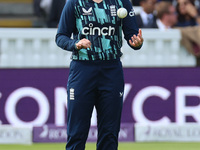 England Women's Charlie Dean during Women's One Day International Series match between England Women against India Women at Lord's Cricket...