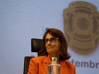 The Justice Minister,Catarina Sarmento e Castro at the ceremony of the new Inspectors of the Judiciary Police, on September 26, 2022, in Lis...