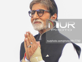 Bollywood actor Amitabh Bachchan is seen at an event in Mumbai, India on October 2, 2018. (