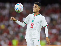 Azzedine Ounahi of Morocco during the international friendly football match between Paraguay and Morocco on September 27, 2022 at Benito Vil...