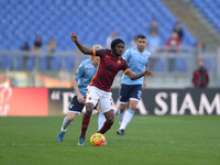 Gervinho during the Italian Serie A football match A.S. Roma vs S.S. Lazio at the Olympic Stadium in Rome, on november 08, 2015. (