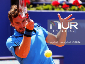 BARCELONA-SPAIN -25 April: Gulbis in the 1/4 final match betweenGabiashvili and Gulbis, for the Barcelona Open Banc Sabadell, 62 Trofeo Cond...
