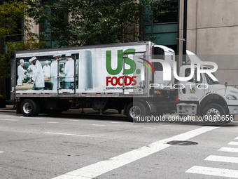 US Foods truck is seen in Chicago, United States, on October 18, 2022. (