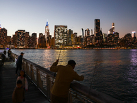 View of the Manhattan from the Long Island City in New York City, United States on October 21, 2022. (