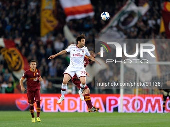 Rome, Italy - 25th Apr, 2014. Kaka'  during Football / Soccer Italian Serie A match between AS Roma and AC Milan at Stadio Olimpico in Rome,...
