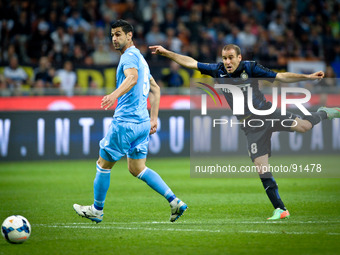 Rodrigo Palacio (Inter) during the Serie Amatch between Inter vs Napoli, on April 26, 2014. (