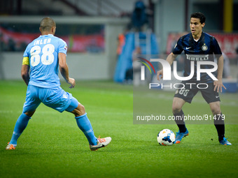 Hernanes (Inter) during the Serie Amatch between Inter vs Napoli, on April 26, 2014. (