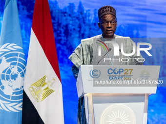 Saleh Kebzabo, Prime Minister of Chad delivers his national statement during the High-Level Segment for Heads of State and Government summit...