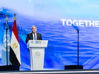 Pierre Dartout, Prime Minister of Monaco delivers his national statement during the High-Level Segment for Heads of State and Government sum...
