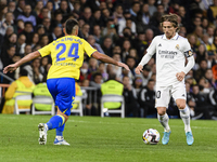 Luka Modric of Real Madrid Cf in action during a match between Real Madrid v Cadiz CF as part of LaLiga in Madrid, Spain, on November 10, 20...