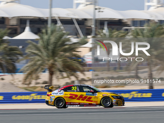 33 CORONEL Tom (NLD), Comtoyou DHL Team Audi Sport, Audi RS 3 LMS, action during the WTCR - Race of Bahrain 2022, 8th round of the 2022 FIA...
