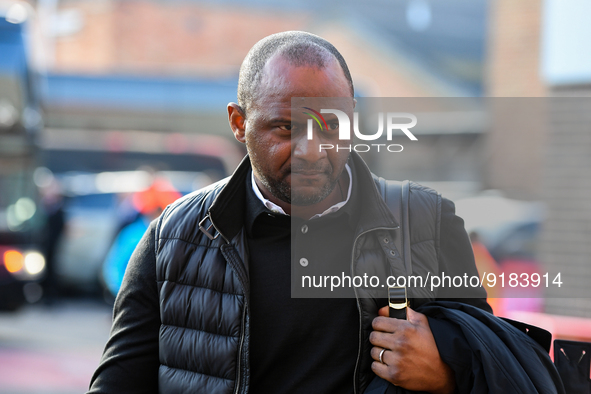 Patrick Vieria, manager of Crystal Palace during the Premier League match between Nottingham Forest and Crystal Palace at the City Ground, N...