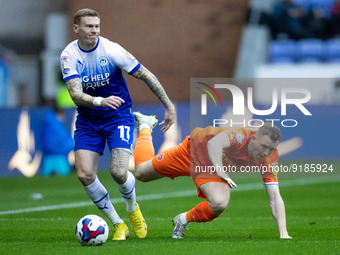 James McClean (11)of Wigan Athletic in action during the Sky Bet Championship match between Wigan Athletic and Blackpool at the DW Stadium,...