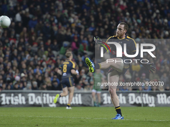 Australia's Jarryd Roughead in action, during the 2015 EirGrid International Rules Test match, at the Croke Park Stadium in Dublin (Pairc An...