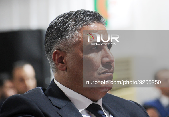 The Minister of Housing, Urban Planning and the City, Mohamed Tarek Belaribi, during a major nationwide operation to distribute no less than...