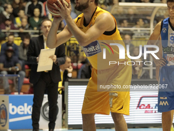 Deyan Ivanov during the serie A match of basketball between Manital Torino and Upea Capo d'Orlando at the Palaruffini of Turin  on november...