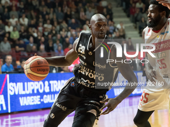  Fells Courtney in action during Basket Lega A. MATCH between Varese and Bologna on November 22, 2015 in Varese, Italy.
(