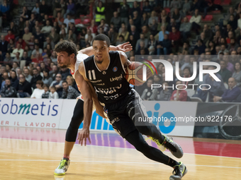  #5 ROKO UKIC Williams Pendarvis in action during Basket Lega A. MATCH between Varese and Bologna on November 22, 2015 in Varese, Italy.
(