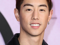 Mark Tuan arrives at the 2022 American Music Awards (50th Annual American Music Awards) held at Microsoft Theater at L.A. Live on November 2...