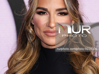 Jessie James Decker arrives at the 2022 American Music Awards (50th Annual American Music Awards) held at Microsoft Theater at L.A. Live on...