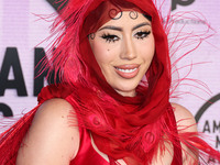Kali Uchis arrives at the 2022 American Music Awards (50th Annual American Music Awards) held at Microsoft Theater at L.A. Live on November...