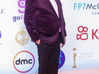  Egyptian actorTamer habib attends the end of the 44th Cairo International Film Festival at Cairo Opera House on November 22, 2022 in Cairo,...