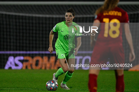 Dominique Janssen (VfL Wolfsburg)  during the UEFA Women’s Champions League 2022/23 match between AS Roma vs VfL Wolfsburg at the Domenico F...