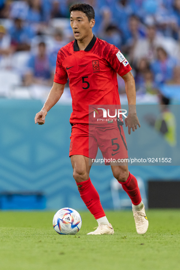 Wooyoung Jung  during the World Cup match between Spain v Costa Rica, in Doha, Qatar, on November 23, 2022. 