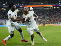 during the FIFA World Cup Qatar 2022 Group H match between Portugal and Ghana at Stadium 974 on November 24, 2022 in Doha, Qatar. (