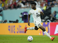 Mohammed Kudus Attacking Midfield of Ghana and Ajax Amsterdam in action during the FIFA World Cup Qatar 2022 Group H match between Portugal...