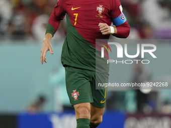 Cristiano Ronaldo Centre-Forward of Portugal during the FIFA World Cup Qatar 2022 Group H match between Portugal and Ghana at Stadium 974 on...