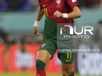 Joao Felix Second Striker of Portugal and Atletico de Madrid runs with the ball during the FIFA World Cup Qatar 2022 Group H match between P...