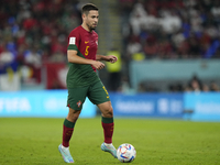Raphael Guerreiro Left-Back of Portugal and Borussia Dortmund controls the ball during the FIFA World Cup Qatar 2022 Group H match between P...