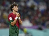 Joao Felix Second Striker of Portugal and Atletico de Madrid lament a failed occasion during the FIFA World Cup Qatar 2022 Group H match bet...