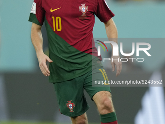 Bernardo Silva Attacking Midfield of Portugal and Manchester City during the FIFA World Cup Qatar 2022 Group H match between Portugal and Gh...