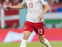 Rasmus Kristensen  during the World Cup match between France vs Denmark, in Doha, Qatar, on November 26, 2022. (