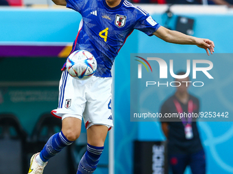 Kou Itakura (JPN) during the World Cup match between Japan v Costa Rica , in Doha, Qatar, on November 27, 2022. (