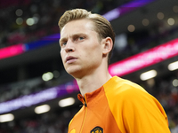 Frenkie de Jong central midfield of Netherlands and FC Barcelona prior the FIFA World Cup Qatar 2022 Group A match between Netherlands and Q...