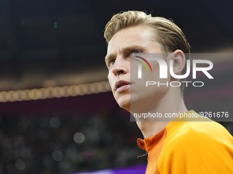 Frenkie de Jong central midfield of Netherlands and FC Barcelona prior the FIFA World Cup Qatar 2022 Group A match between Netherlands and Q...
