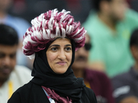 Qatar supporter during the FIFA World Cup Qatar 2022 Group A match between Netherlands and Qatar at Al Bayt Stadium on November 29, 2022 in...