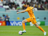 Marten de Roon defensive midfield of Netherlands and Atalanta BC in action during the FIFA World Cup Qatar 2022 Group A match between Nether...