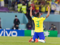 Thiago Silva  during the World Cup match between Brasil vs Switzerland, in Doha, Qatar, on November 28, 2022. (