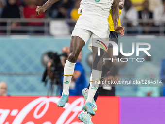 Boulaye Dia  during the World Cup match between Ecuador vs Senegal in Doha, Qatar, on November 29, 2022. (