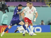 Lionel Messi right winger of Argentina and Paris Saint-Germain in action during the FIFA World Cup Qatar 2022 Group C match between Poland a...