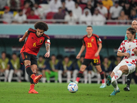 (6) WITSEL Axel of team Belgium battle for possession with (10) MODRIC Luka of team Croatia during the FIFA World Cup Qatar 2022 Group F mat...