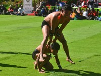 

Lotha cultural troupes are performing on the fourth day of the Hornbill festival at the Naga Heritage village Kisama, some 15kms away from...