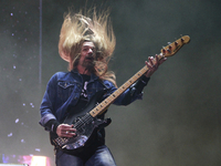 December 04, 2022, Toluca, Mexico: Dirk Verbeuren of the Megadeth American thrash metal band  performs on stage during  the third day of the...